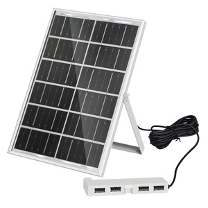 <span class=keywords><strong>Panneau</strong></span> <span class=keywords><strong>solaire</strong></span> USB LOXENY 6W 5V 180x270mm, efficacité 21%, chargeur de téléphone portable et de batterie externe pour extérieur - Product Image 5