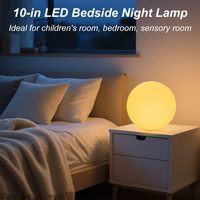 Lampe de nuit LED rechargeable en forme de lune Télécommande pour chambre, salon, chevet, bar, table, lampe à piles