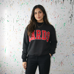 Sudadera con Capucha y Cremallera CARDS BLACK, 100% Algodón, Estilo Vintage de Invierno, Transpirable, de Secado Rápido, Hilos Finos - Product Image 1