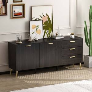 Cailly Customizable 69'' Modern <b>Sideboard</b> High Quality Wood <b>Metal</b> Home Decor Furniture for Dining & Living Room Home Use - Product Image 4