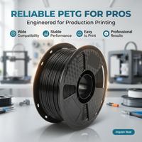Filament d'imprimante 3D PETG Premium 1,75 mm, tolérance surveillée par laser, résistant aux produits chimiques, stable aux UV, pour impression FDM, usage industriel