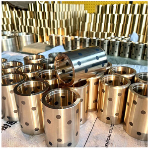 <span class=keywords><strong>Graphite</strong></span> chèn cải thiện hiệu suất bôi trơn cuzn25al5mn4fe3 đồng hợp kim tay áo/MÁY GiẶT/tấm/Mặt bích phong cách đồng Ống lót. - Product Image 6