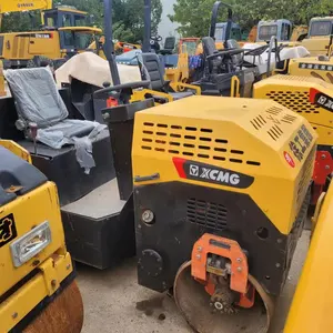 good condition X CMG used road roller 3ton double drum type for sale