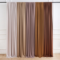 Toile de fond absorbante pour photographie de scène, rideau occultant Starlight, draperie transparente pour mariage en Spandex et soie de lait