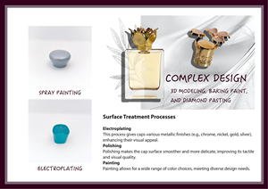 إنشاء غطاء العطور الخاص بك سبائك الزنك الزنك سبائك الزنك غطاء Zamac - Product Image 3