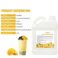 Sari Mangga Premium U-pick, Jus Konsentrat Cair, Sirup Buah untuk Teh, Smoothie, Minuman Boba, Umur Simpan 12 Bulan, Grosir