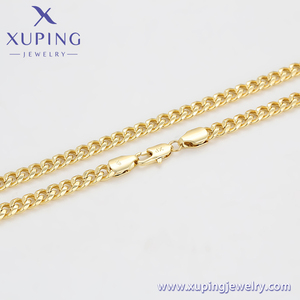 XUPING Gioielli XP Collana da Donna Placcata <span class=keywords><strong>Oro</strong></span> 14K in Rame Ecologico, Semplice ed Elegante, Alta Qualità, Vendita all'Ingrosso - Product Image 4
