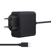 Adaptateur secteur de remplacement 45W 60W 65W, adaptateur USB-C PD GaN rapide, adaptateur DC portable pour Dell, HP, Asus, Lenovo, chargeur d'ordinateur portable Type-C 65 watts