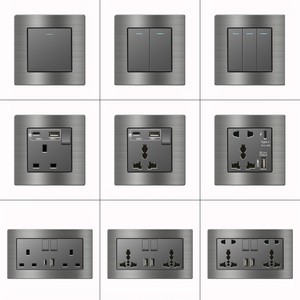 Interruptor de Luz Elétrico Multifuncional com Indicador LED, Design Moderno para Casa e Escritório - Product Image 6