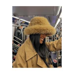 Gorro de Felpa Ajustable Tipo Bucket Color Camel/Beanie SPK1142 - Camel96 - Product Image 1