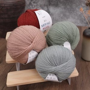Bán Buôn Cừu Len Sợi 50G/Bóng 4ply Hilo De Lana Merino New Zealand Len Sợi Cho Tay Đan Bé Áo Len Sợi Crochet - Product Image 4