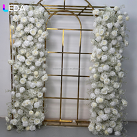 Centre de table floral LEDA pour mariage, arrangement floral artificiel romantique pour réception de banquet