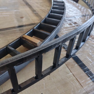 מיסב סיבובי עגורן נמל, כבד, מסוג גלילים 3 שורות, עבור עגורן רציף, עגורן גשר למכולות, מכונה להרמת ומיחזור מכולות, ציוד נמל - Product Image 5