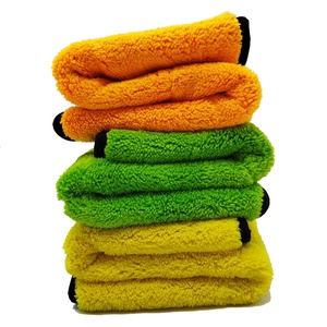 Panno per la pulizia dell'autolavaggio 800 <span class=keywords><strong>salviette</strong></span> a <span class=keywords><strong>doppio</strong></span> colore Gsm addensare i dettagli di asciugatura per auto stracci asciugamano in microfibra 1200Gsm - Product Image 6