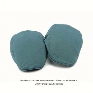 Nouvelle casquette plate unie de printemps, style Ivy, avec bande élastique et boucle, disponible en plusieurs coloris. - Product Image 2