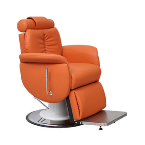 Poltrona da Barbiere Elettrica in Pelle per Salone Commerciale, Reclinabile e Girevole, Design Moderno con Braccioli per Parrucchieri e Toelettatura - Product Image 5