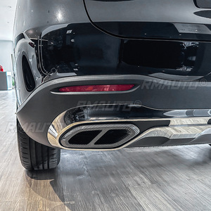 สำหรับ Mercedes-Benz GLC-Class GLC260 X254 GLC300 AMG 2023 + ท่อไอเสียปลายท่อไอเสียกรอบฝาครอบ - Product Image 5