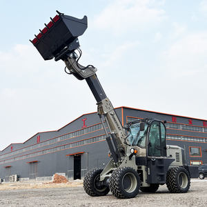 Vente directe d'usine chinoise Chargeuse sur pneus télescopique mini 4x4 pour travaux de construction Garantie 1 an avec bras télescopique - Product Image 4