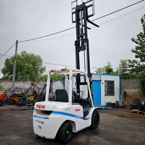 Chariot élévateur diesel d'occasion TCM de 3 tonnes, fabriqué à Shanghai, Chine, avec pompe à engrenages, haute efficacité, pour inspection par rapport et vidéo, à vendre - Product Image 6