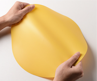 Set de table en silicone, design classique, forme ronde, qualité alimentaire, imperméable, résistant à la chaleur, écologique, antidérapant, durable
