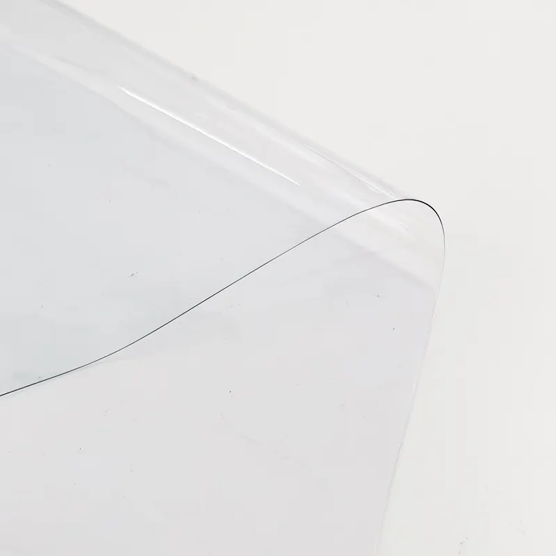 Foglio pellicola PVC resina plastica rotolo flessibile per imballaggio trasparente morbido trasparente vinile vetro Super fabbrica