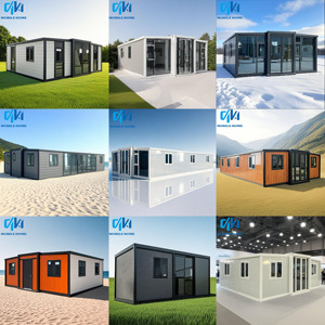 Alta calidad 40Ft 20Ft Contenedor prefabricado extensible Casa <span class=keywords><strong>Cocina</strong></span> <span class=keywords><strong>modular</strong></span> de acero ligero para villas Casa <span class=keywords><strong>Modular</strong></span> - Product Image 5