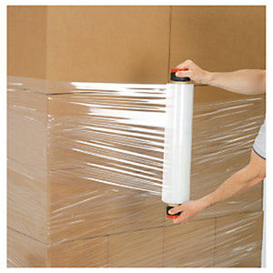 Envoltura de mano personalizada, rollo de cartón elástico retráctil, Rollo adhesivo LLDPE, película de mano, envoltura de paleta, película elástica industrial LLDPE - Product Image 2