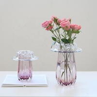 Fontaine de bureau miniature YJY, sculpture en verre à lèvre incurvée, accent d'art moderne pour table basse, modèle BJ24185248