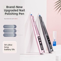 Stylo perceuse à ongles électrique rechargeable Type-C 35000 tr/min 1000 mAh, autonomie 5h, >2W, kit de manucure professionnel pour salon