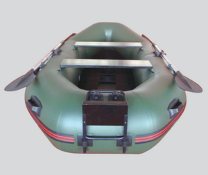 Inflatable PVC thuyền đánh cá cho người lớn nước bè hồ với nhôm mái chèo máy bơm không khí mang theo túi trôi - Product Image 3