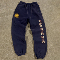 Pantalon de jogging personnalisé en coton, grande taille, coupe ample, imprimé, épais, pour homme – Fabricant