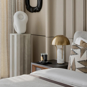 <span class=keywords><strong>Suite</strong></span> de chambre d'hôtel moderne de luxe, lit king-size 6 pièces avec tête de lit capitonnée et rangement, mobilier commercial de haute qualité - Product Image 3
