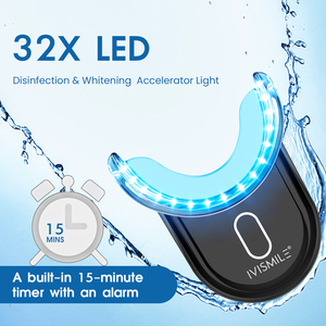 Macchina per Sbiancamento Dentale Wireless di Alta Qualità con Potente Luce Sbiancante 32 LED Blu e Rossi - Product Image 3