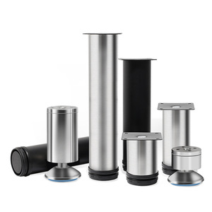 Stainless Steel Furniture <b>Leg</b> 50x50 Brushed Heavy Duty <b>Table</b> Support Minimalist Design Living Room Use - Product Image 3