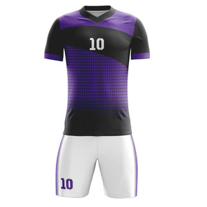 ชุดฟุตบอลโพลีเอสเตอร์ 100% ระบายอากาศได้ดี แห้งเร็ว สีสันตามสั่ง ดีไซน์ล่าสุด บริการ OEM แบบซับลิเมชั่น - Product Image 2