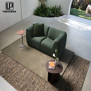 Fabricación de Muebles de Sala de Estar de Lujo Estilo Nórdico de Primera Calidad, Juego de Fundas de Tela de Terciopelo y Cuero, Juego Nórdico - Product Image 4