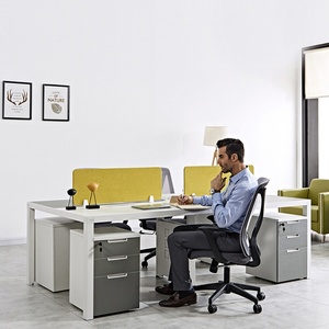 <b>Office</b> Desks Ceo Furniture Wooden Luxury <b>Office</b> Desk Modern Executive 4 Way Workstation - Product Image 4