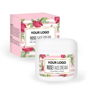 Korean Cosmetic Beauty Product Face Skin Care Whitening Anti Aging Moisturizer Rose Cream & Lotion Private Label For Face