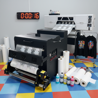 Nouvelle machine d'impression DTF pour t-shirts A1 24 pouces entièrement automatique, 60 cm, double têtes d'impression I3200/I1600/XP600, circulation d'encre blanche