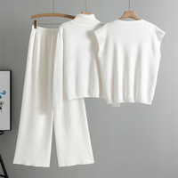 Ensemble Trois Pièces en Tricot pour Femme