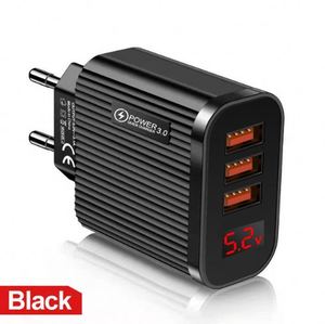 Three-port <b>USB</b> QC3.0 Fast Charger 15W Universal Intelligent Digital Display for Mobile Phone - Product Image 2