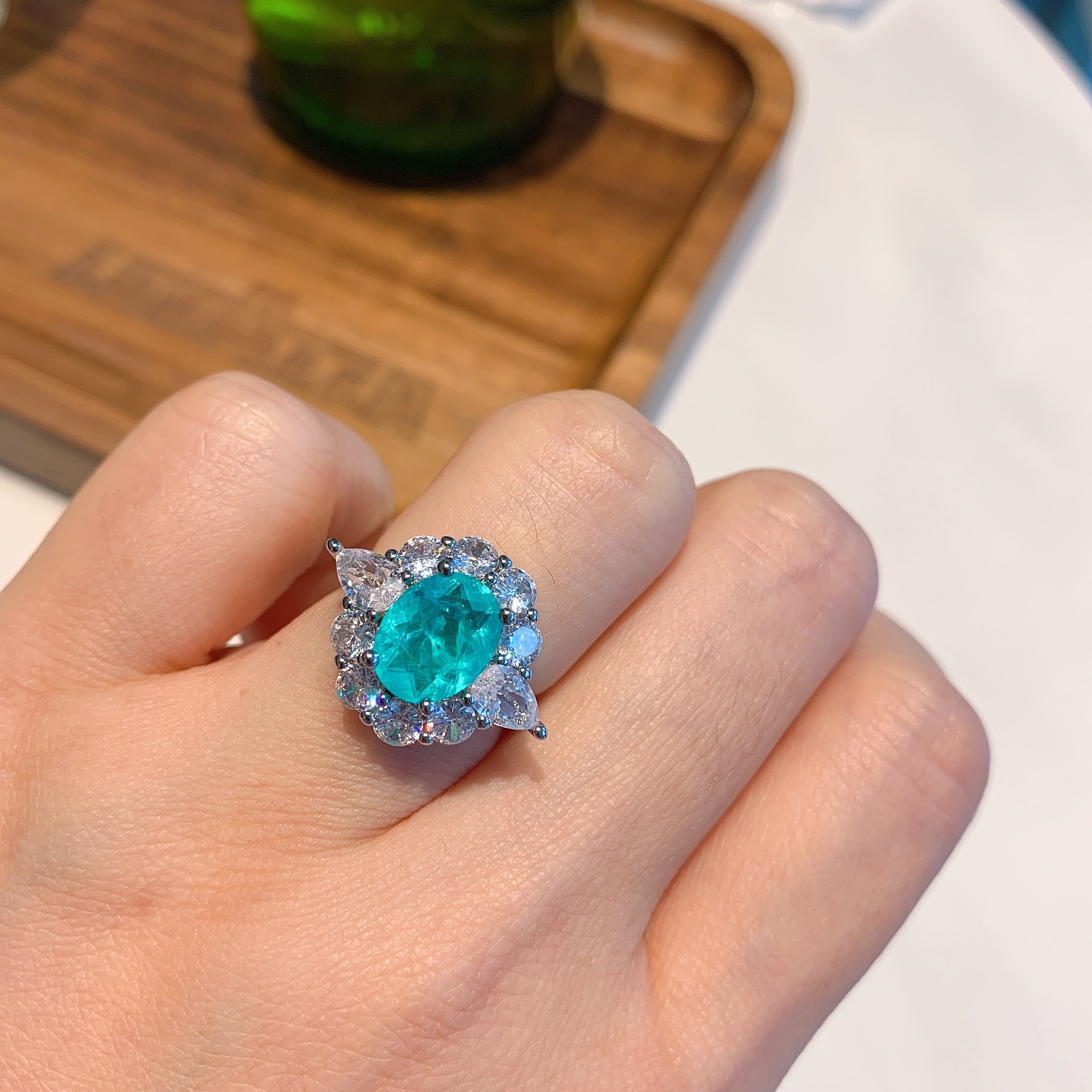 Bague bleue