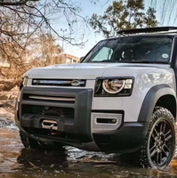 Nueva Barra de toro de plástico ABS negro adecuada para coches Defender piezas de carrocería todoterreno parachoques de repuesto más nuevo con pintura negra