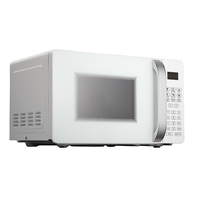 Four à micro-ondes numérique de 20 L avec 10 niveaux de puissance, commande par membrane, fonction de dégivrage et verrouillage de sécurité pour enfants
