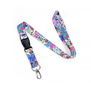 Cordón Personalizado <span class=keywords><strong>de</strong></span> Dibujos Animados, Cordón Promocional <span class=keywords><strong>de</strong></span> Poliéster, Logotipo <span class=keywords><strong>de</strong></span> Sublimación, Insignia <span class=keywords><strong>de</strong></span> Identificación Personalizada, Portatarjetas, Correa PARA EL Cuello - Product Image 5