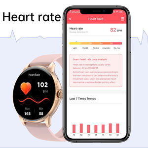 นาฬิกาอัจฉริยะ300มิลลิแอมป์ต่อชั่วโมง, นาฬิกาอัจฉริยะปรับได้รองรับการใช้งานได้นานรองรับการใช้งานกับใบหน้าแฟชั่น ODM เตือนให้ดื่มน้ำ VS15โปรสมาร์ทวอทช์ - Product Image 4