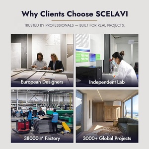 Plancher SPC à lames larges de conception nordique, plancher en vinyle à noyau rigide imperméable, texture de grain de bois, plancher en plastique - Product Image 4