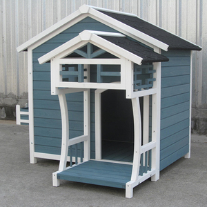 Grosir pola besar padat rumah anjing kayu kandang anjing luar ruangan penjualan murah - Product Image 2