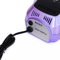 202 modèle en peluche US Plug Rechargeable professionnel ABS Efile électrique 45000 tr/min perceuse à ongles avec USB