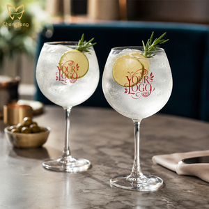 Grand verre à <span class=keywords><strong>vin</strong></span> fait à la main Paunch Bourgogne verre, cocktail/<span class=keywords><strong>vin</strong></span> rouge/verre tonique verre à gin avec logo personnalisé - Product Image 3